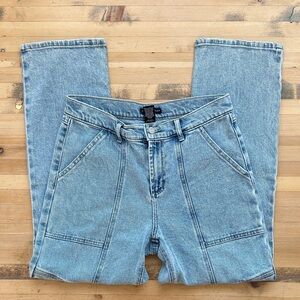 Sincerely Jules Utility Straight Leg Women’s Jeans, Size 7/28